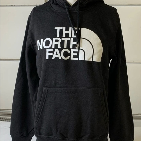 The North Face Half Dome Hoodie Mens Small Black Pullover Sweatshirt - Picture 3 of 12